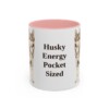 11oz Funny Alaskan Klee Kai Mug, Husky Energy Pocket Sized, Vintage Dog Coffee Mug, Dog Lover Gift