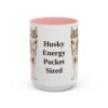 alaskan-klee-kai-mug-humor-pink-3 15oz Funny Alaskan Klee Kai Mug, Husky Energy Pocket Sized, Vintage Dog Coffee Mug, Dog Lover Gift