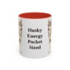 11oz Funny Alaskan Klee Kai Mug, Husky Energy Pocket Sized, Vintage Dog Coffee Mug, Dog Lover Gift