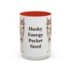 alaskan-klee-kai-mug-humor-red-3 15oz Funny Alaskan Klee Kai Mug, Husky Energy Pocket Sized, Vintage Dog Coffee Mug, Dog Lover Gift