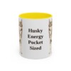 11oz Funny Alaskan Klee Kai Mug, Husky Energy Pocket Sized, Vintage Dog Coffee Mug, Dog Lover Gift