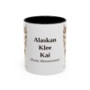 11oz Alaskan Klee Kai Latin Mug, Alaskan Klee Kai, Vintage Dog Coffee Mug, Dog Lover Gift