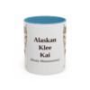 11oz Alaskan Klee Kai Latin Mug, Alaskan Klee Kai, Vintage Dog Coffee Mug, Dog Lover Gift