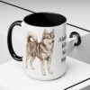 alaskan-klee-kai-mug-mom-black-context-2-3 15oz Alaskan Klee Kai Dog Mom Mug, Vintage Sketch Coffee Mug, Dog Mom Gift