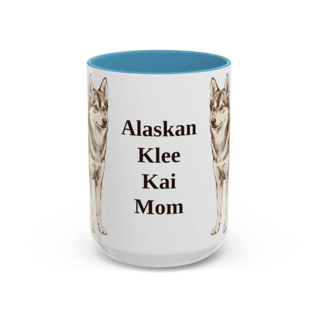 alaskan-klee-kai-mug-mom-light-blue-3 15oz Alaskan Klee Kai Dog Mom Mug, Vintage Sketch Coffee Mug, Dog Mom Gift