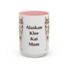 alaskan-klee-kai-mug-mom-pink-3 15oz Alaskan Klee Kai Dog Mom Mug, Vintage Sketch Coffee Mug, Dog Mom Gift