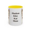 11oz Alaskan Klee Kai Dog Mom Mug, Vintage Sketch Coffee Mug, Dog Mom Gift