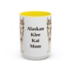 alaskan-klee-kai-mug-mom-yellow-3 15oz Alaskan Klee Kai Dog Mom Mug, Vintage Sketch Coffee Mug, Dog Mom Gift