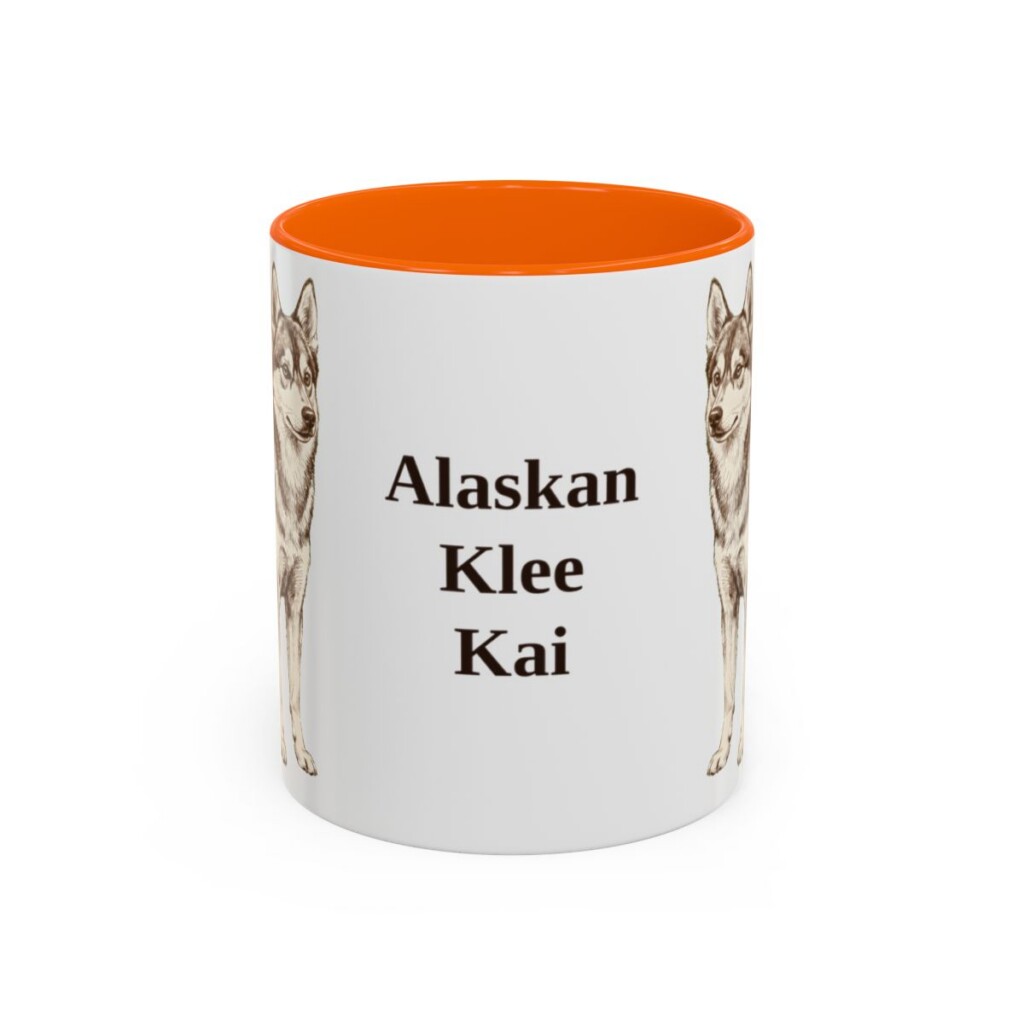 11oz Alaskan Klee Kai Mug, Vintage Dog Portrait Coffee Mug, Dog Lover Gift