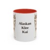 11oz Alaskan Klee Kai Mug, Vintage Dog Portrait Coffee Mug, Dog Lover Gift