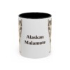 11oz Alaskan Malamute Mug, Vintage Dog Portrait Coffee Mug, Dog Lover Gift