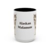 alaskan-malamute-mug-black-front-3 15oz Alaskan Malamute Mug, Vintage Dog Portrait Coffee Mug, Dog Lover Gift