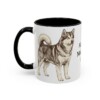 11oz Alaskan Malamute Dog Dad Mug, Vintage Sketch Coffee Mug, Dog Dad Gift