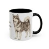 11oz Alaskan Malamute Dog Dad Mug, Vintage Sketch Coffee Mug, Dog Dad Gift