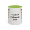 11oz Alaskan Malamute Dog Dad Mug, Vintage Sketch Coffee Mug, Dog Dad Gift