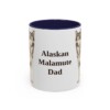11oz Alaskan Malamute Dog Dad Mug, Vintage Sketch Coffee Mug, Dog Dad Gift