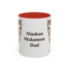 11oz Alaskan Malamute Dog Dad Mug, Vintage Sketch Coffee Mug, Dog Dad Gift