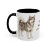 11oz Alaskan Malamute Latin Mug, Alaskan Malamute, Vintage Dog Coffee Mug, Dog Lover Gift