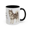 11oz Alaskan Malamute Latin Mug, Alaskan Malamute, Vintage Dog Coffee Mug, Dog Lover Gift