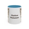 11oz Alaskan Malamute Mug, Vintage Dog Portrait Coffee Mug, Dog Lover Gift