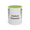 11oz Alaskan Malamute Mug, Vintage Dog Portrait Coffee Mug, Dog Lover Gift