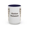 alaskan-malamute-mug-navy-3 15oz Alaskan Malamute Mug, Vintage Dog Portrait Coffee Mug, Dog Lover Gift