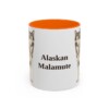 11oz Alaskan Malamute Mug, Vintage Dog Portrait Coffee Mug, Dog Lover Gift