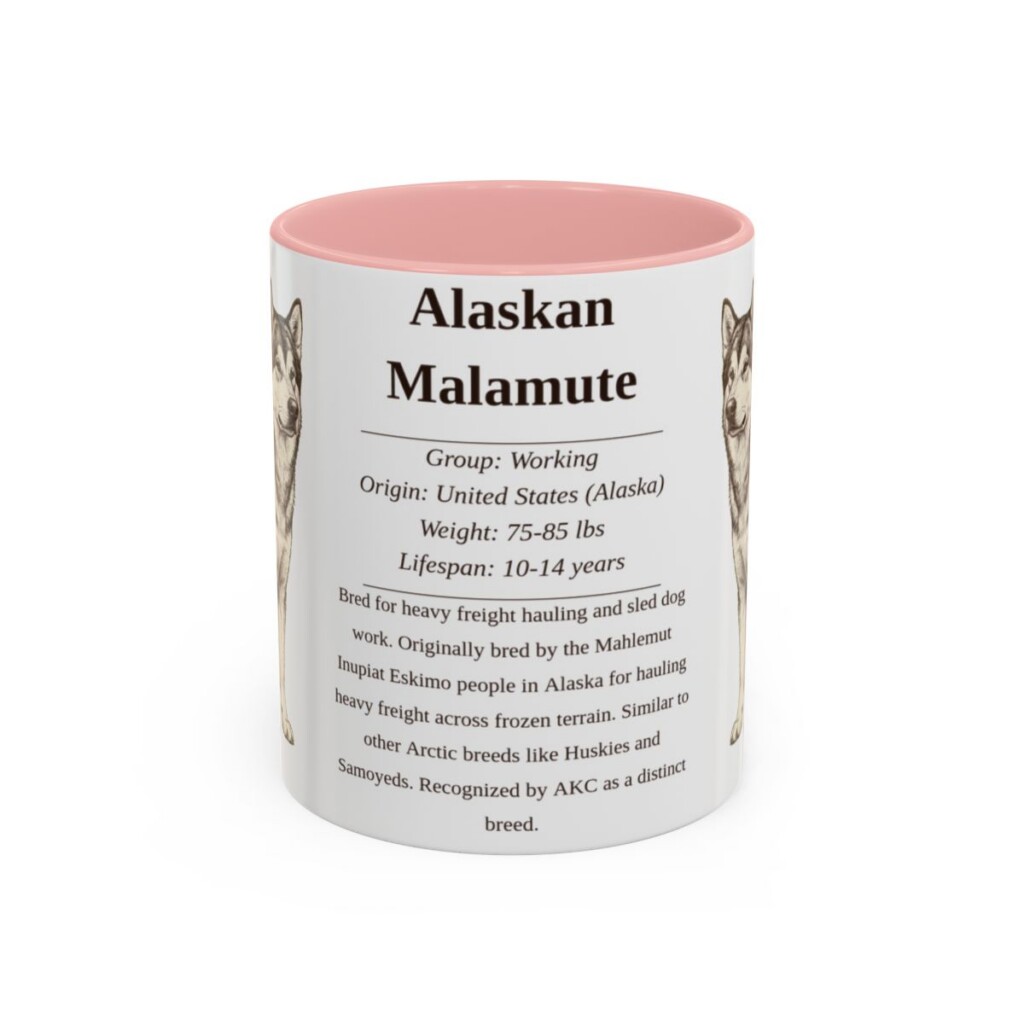 Alaskan Malamute Writeup Shirt, Vintage Dog Sketch Tee, Dog Writeup Gift