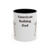 11oz American Bulldog Dog Dad Mug, Vintage Sketch Coffee Mug, Dog Dad Gift