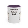 11oz American Bulldog Dog Dad Mug, Vintage Sketch Coffee Mug, Dog Dad Gift