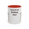 11oz American Bulldog Dog Dad Mug, Vintage Sketch Coffee Mug, Dog Dad Gift