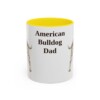 11oz American Bulldog Dog Dad Mug, Vintage Sketch Coffee Mug, Dog Dad Gift