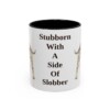 american-bulldog-mug-humor-black-front-1 11oz Funny American Bulldog Mug, Stubborn With A Side Of Slobber, Vintage Dog Coffee Mug, Dog Lover Gift