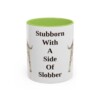 american-bulldog-mug-humor-light-green-1 11oz Funny American Bulldog Mug, Stubborn With A Side Of Slobber, Vintage Dog Coffee Mug, Dog Lover Gift