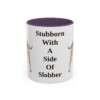 american-bulldog-mug-humor-purple-1 11oz Funny American Bulldog Mug, Stubborn With A Side Of Slobber, Vintage Dog Coffee Mug, Dog Lover Gift