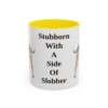 american-bulldog-mug-humor-yellow-1 11oz Funny American Bulldog Mug, Stubborn With A Side Of Slobber, Vintage Dog Coffee Mug, Dog Lover Gift
