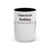 15oz American Bulldog Latin Mug, American Bulldog, Vintage Dog Coffee Mug, Dog Lover Gift