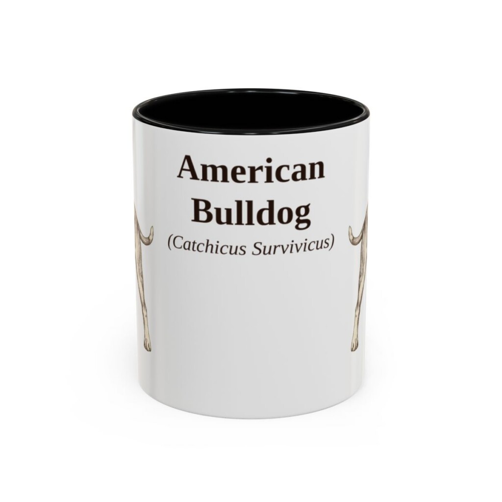 11oz American Bulldog Latin Mug, American Bulldog, Vintage Dog Coffee Mug, Dog Lover Gift