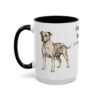 15oz American Bulldog Latin Mug, American Bulldog, Vintage Dog Coffee Mug, Dog Lover Gift
