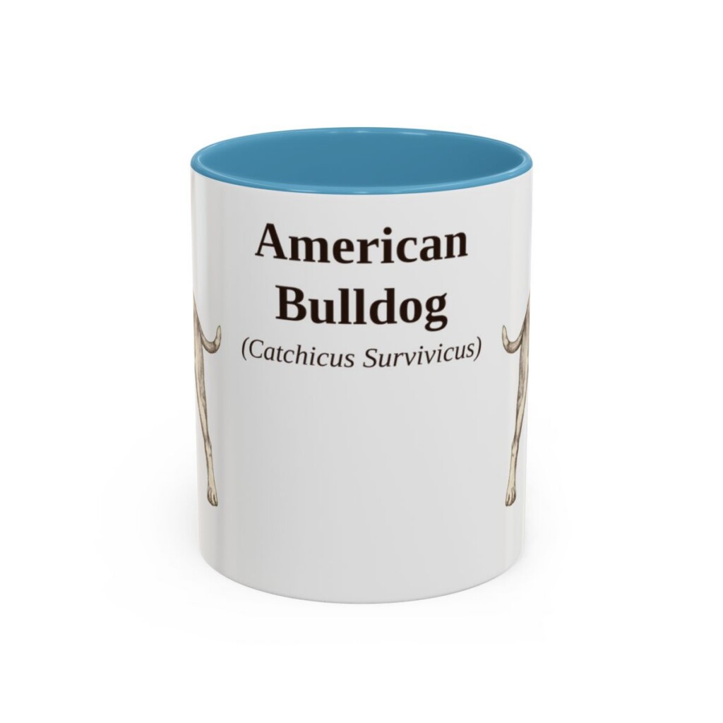 11oz American Bulldog Latin Mug, American Bulldog, Vintage Dog Coffee Mug, Dog Lover Gift