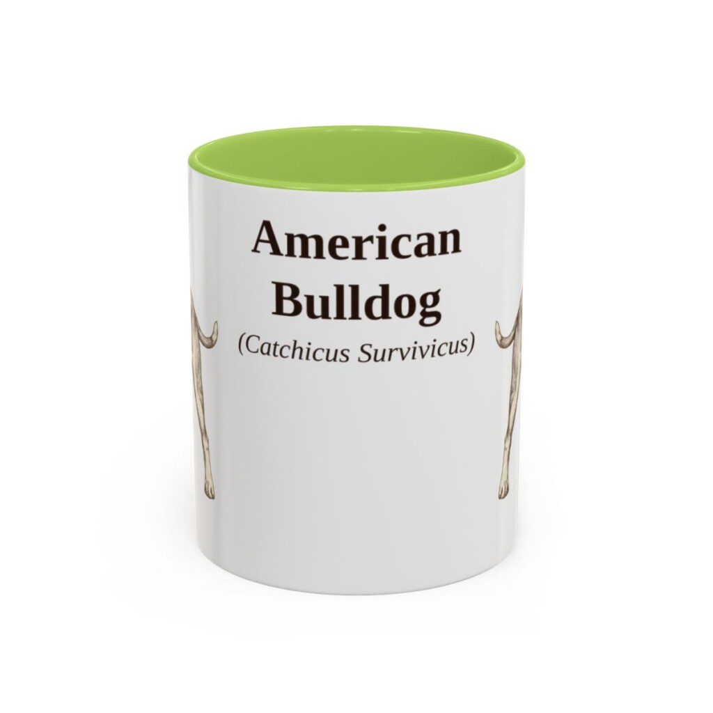 11oz American Bulldog Latin Mug, American Bulldog, Vintage Dog Coffee Mug, Dog Lover Gift