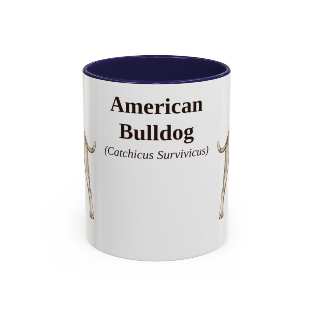 11oz American Bulldog Latin Mug, American Bulldog, Vintage Dog Coffee Mug, Dog Lover Gift