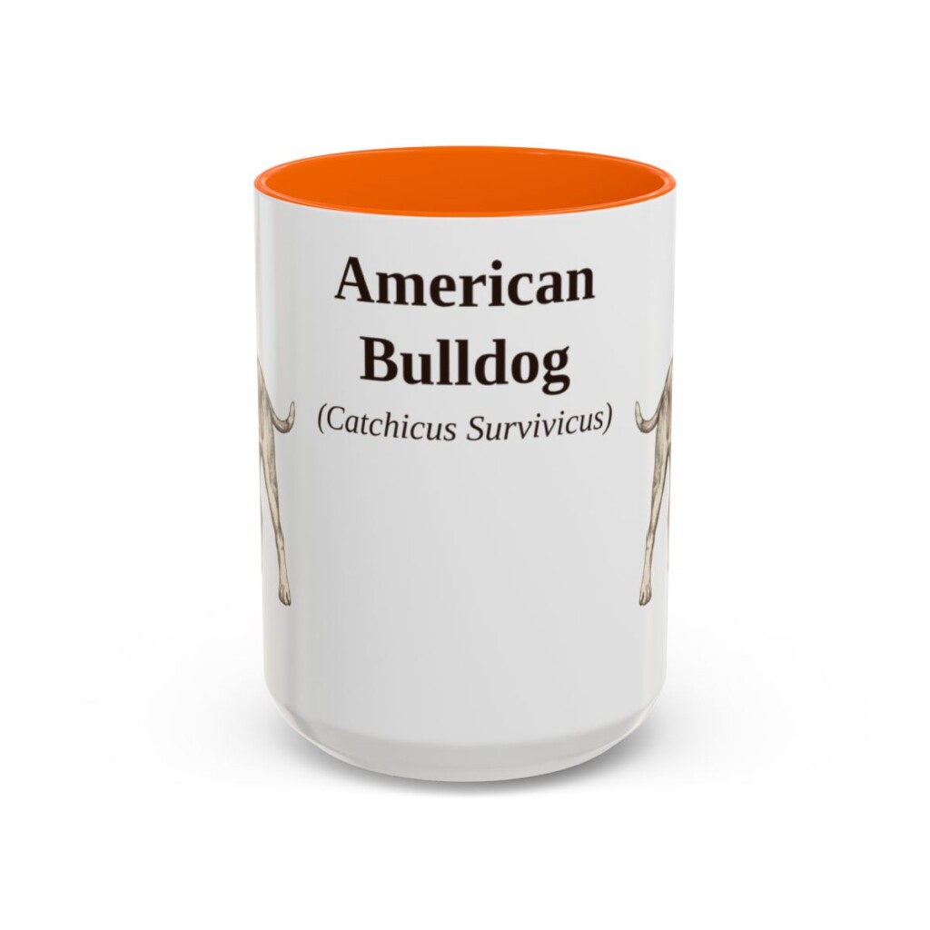 15oz American Bulldog Latin Mug, American Bulldog, Vintage Dog Coffee Mug, Dog Lover Gift