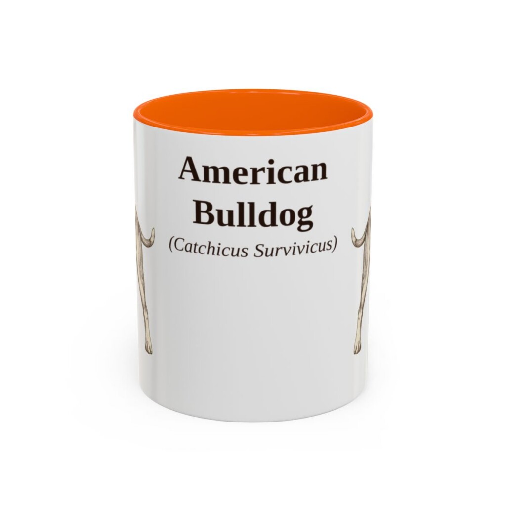 11oz American Bulldog Latin Mug, American Bulldog, Vintage Dog Coffee Mug, Dog Lover Gift