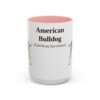 15oz American Bulldog Latin Mug, American Bulldog, Vintage Dog Coffee Mug, Dog Lover Gift