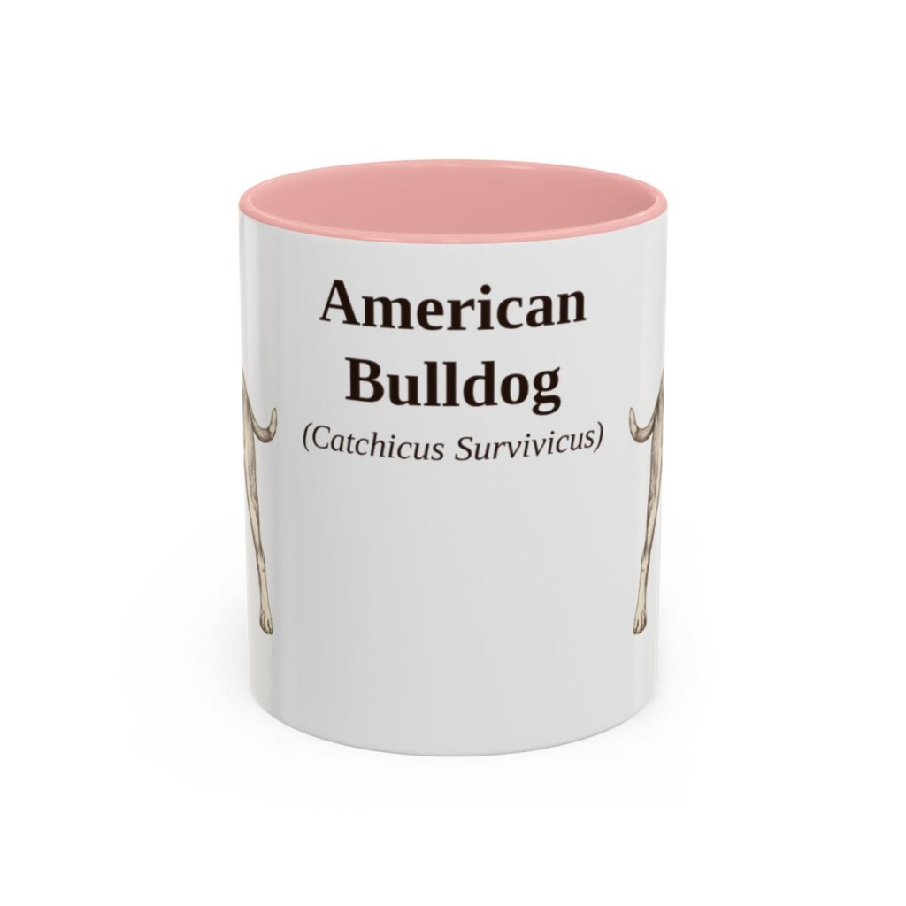 11oz American Bulldog Latin Mug, American Bulldog, Vintage Dog Coffee Mug, Dog Lover Gift