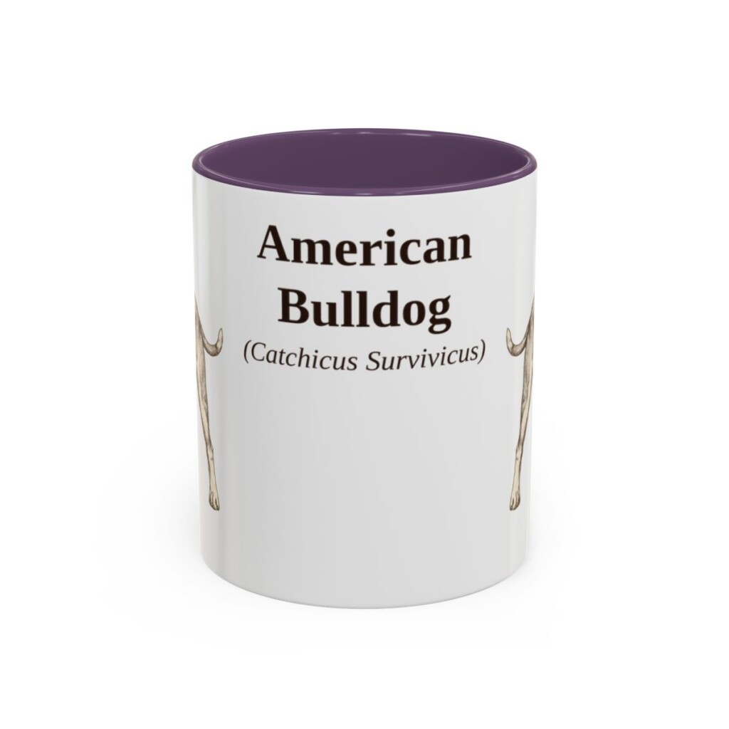 11oz American Bulldog Latin Mug, American Bulldog, Vintage Dog Coffee Mug, Dog Lover Gift