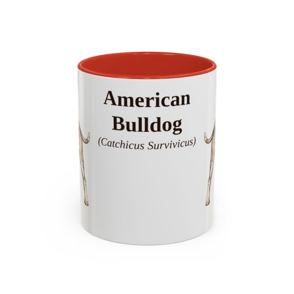 11oz American Bulldog Latin Mug, American Bulldog, Vintage Dog Coffee Mug, Dog Lover Gift