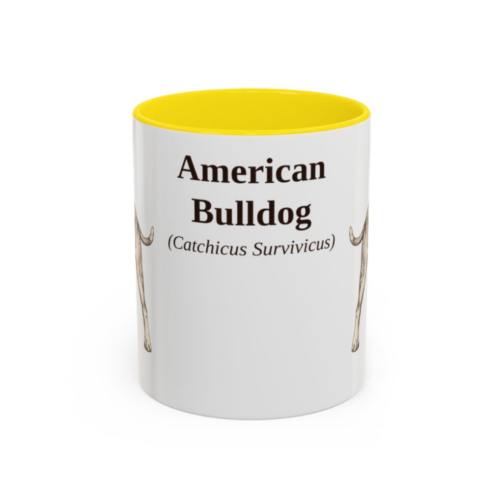 11oz American Bulldog Latin Mug, American Bulldog, Vintage Dog Coffee Mug, Dog Lover Gift