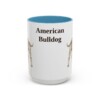 15oz American Bulldog Mug, Vintage Dog Portrait Coffee Mug, Dog Lover Gift